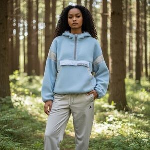 Jordan Light Blue Hoodie Heritage Women Jordan Pants.